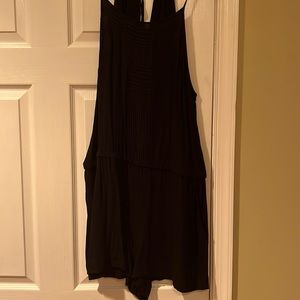 Black romper with detailing